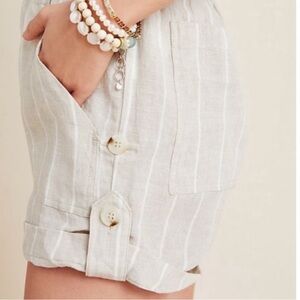 Anthropologie Linen Shorts - Sanctuary
